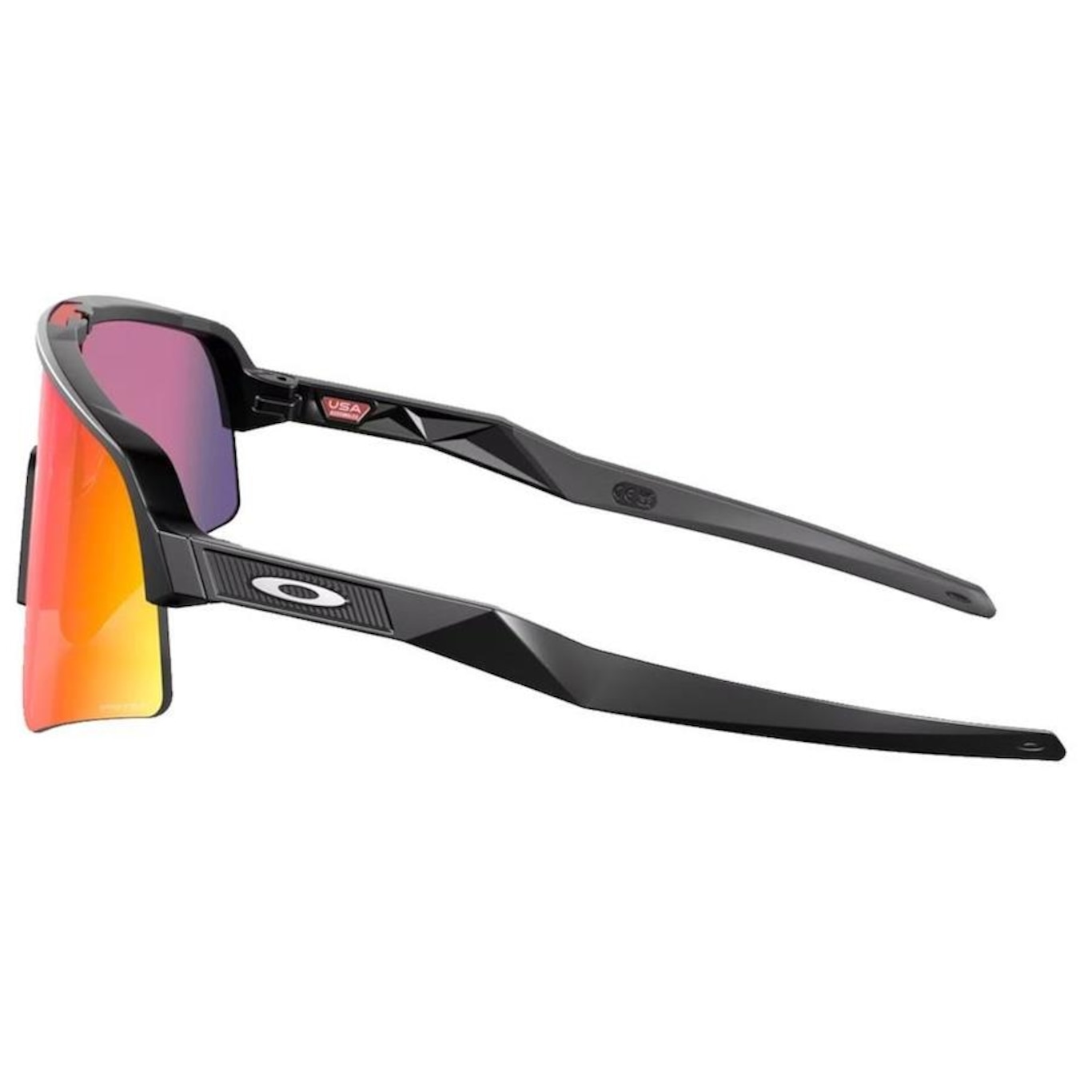 Óculos de Sol Unissex Oakley Sutro Lite Sweep Matte Black Prizm Road - Foto 3