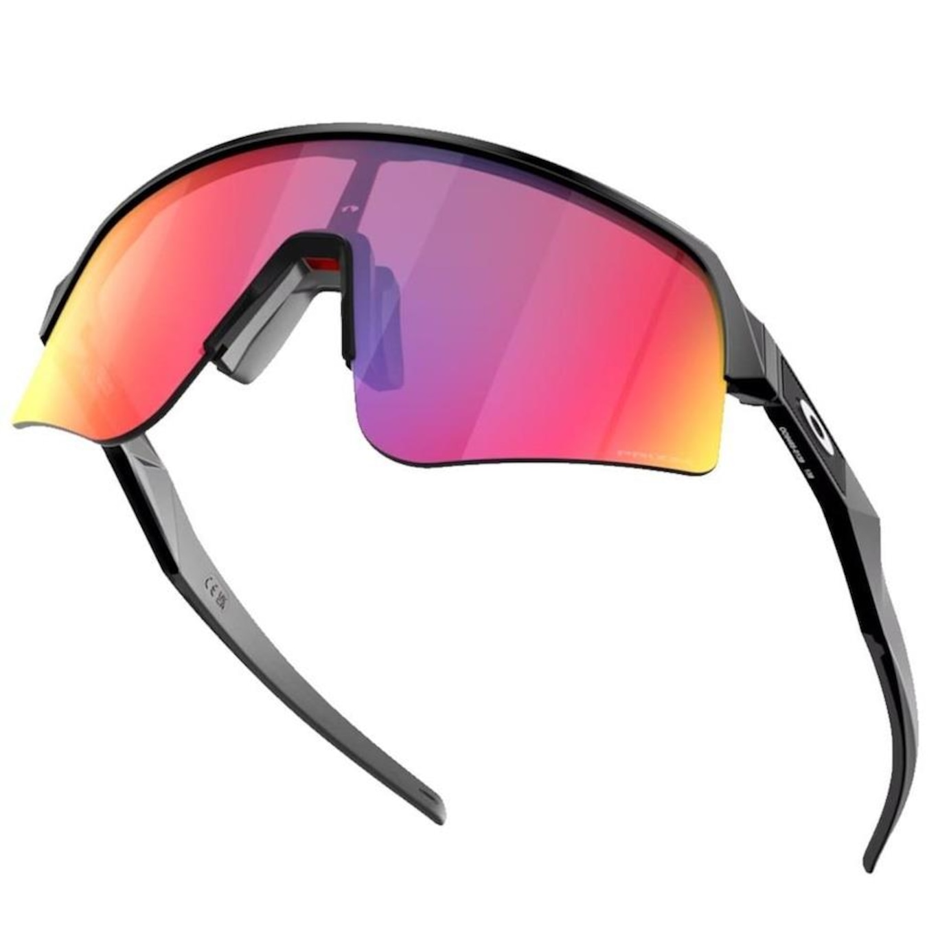 Óculos de Sol Unissex Oakley Sutro Lite Sweep Matte Black Prizm Road - Foto 4