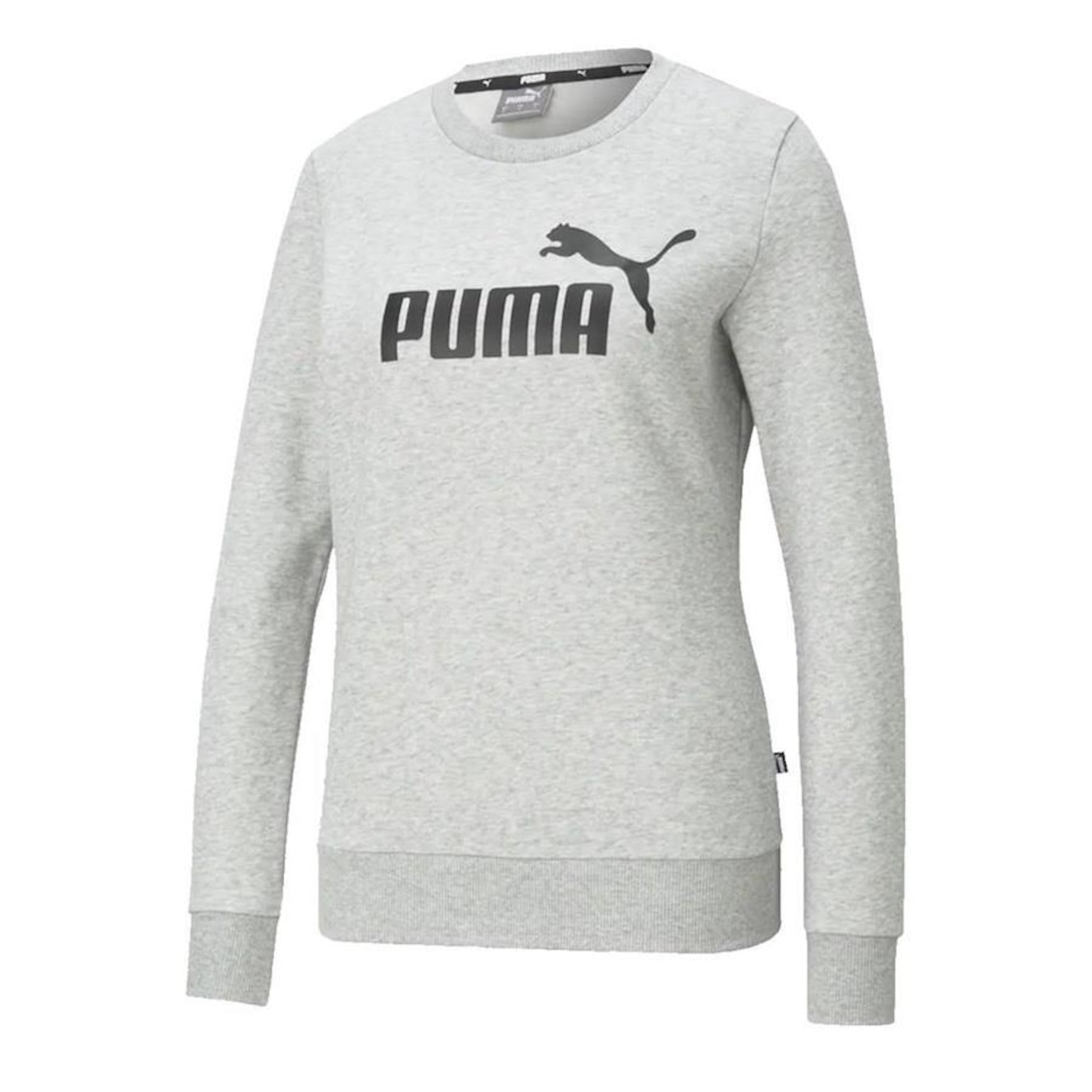 Blusão de Moletom sem Capuz Puma Essentials Logo - Feminino - Foto 1