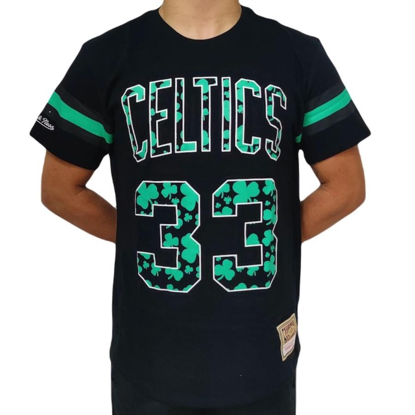 Camiseta Mitchell & Ness NBA Boston Celtics Larry Bird - Masculino - Foto 2