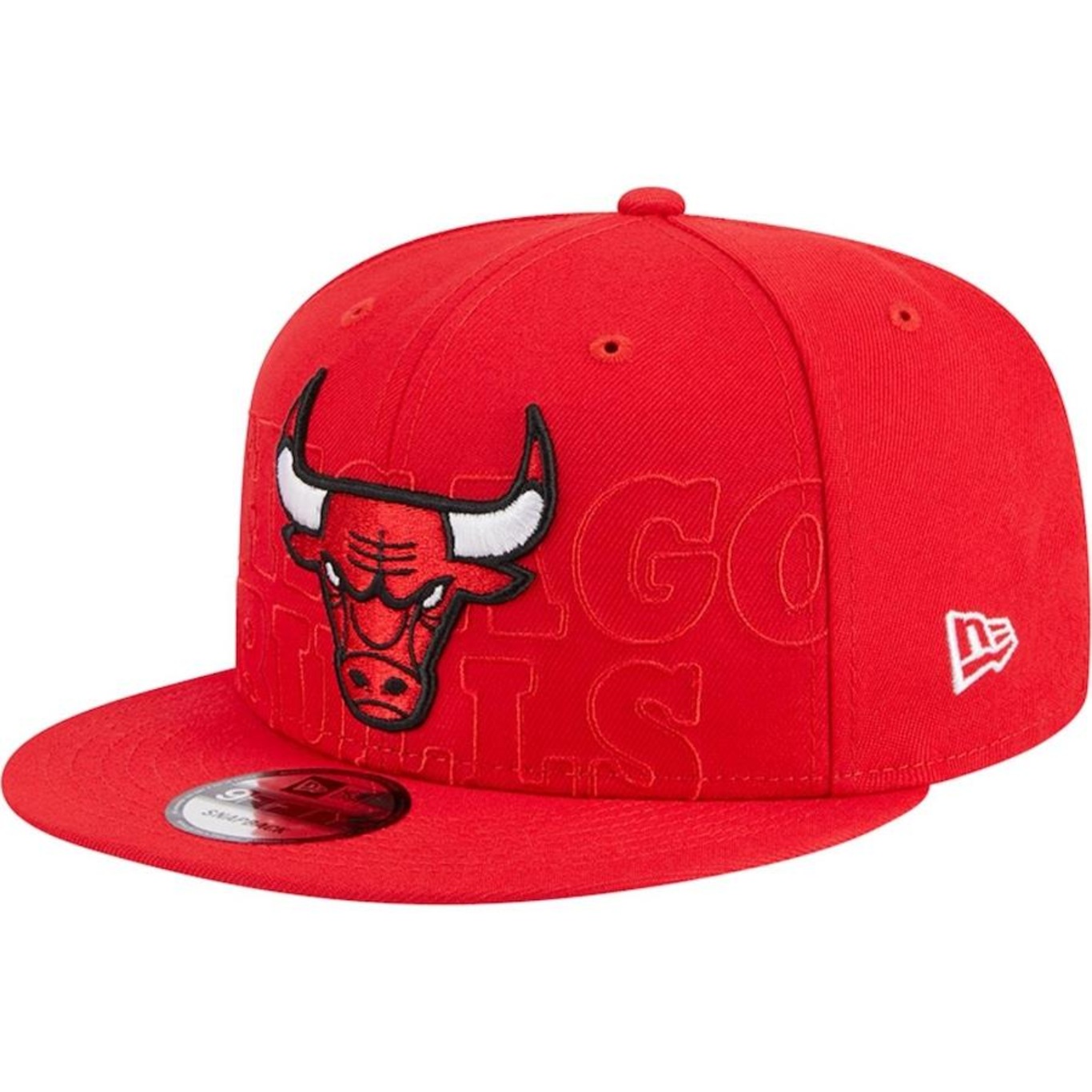 thumbnail image 2 of New Era 9Fifty Chicago Bulls Aquamarine Monochrome Snapback Hat – OSFM, 60220706 2 of 5