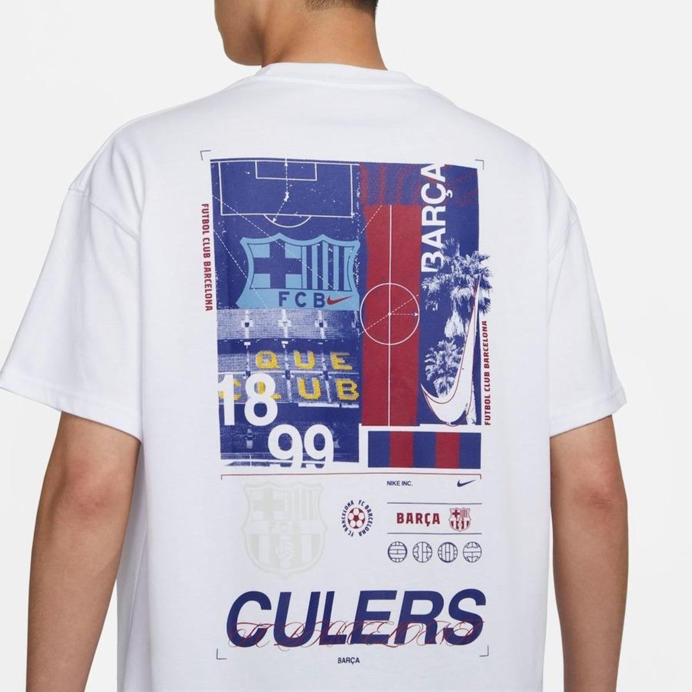 Camiseta Max90 Nike Barcelona - Masculina - Foto 4