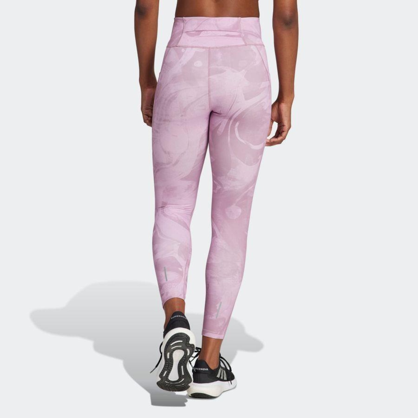 Calça Legging adidas 7/8 Estampada Daily Run - Feminina - Foto 4