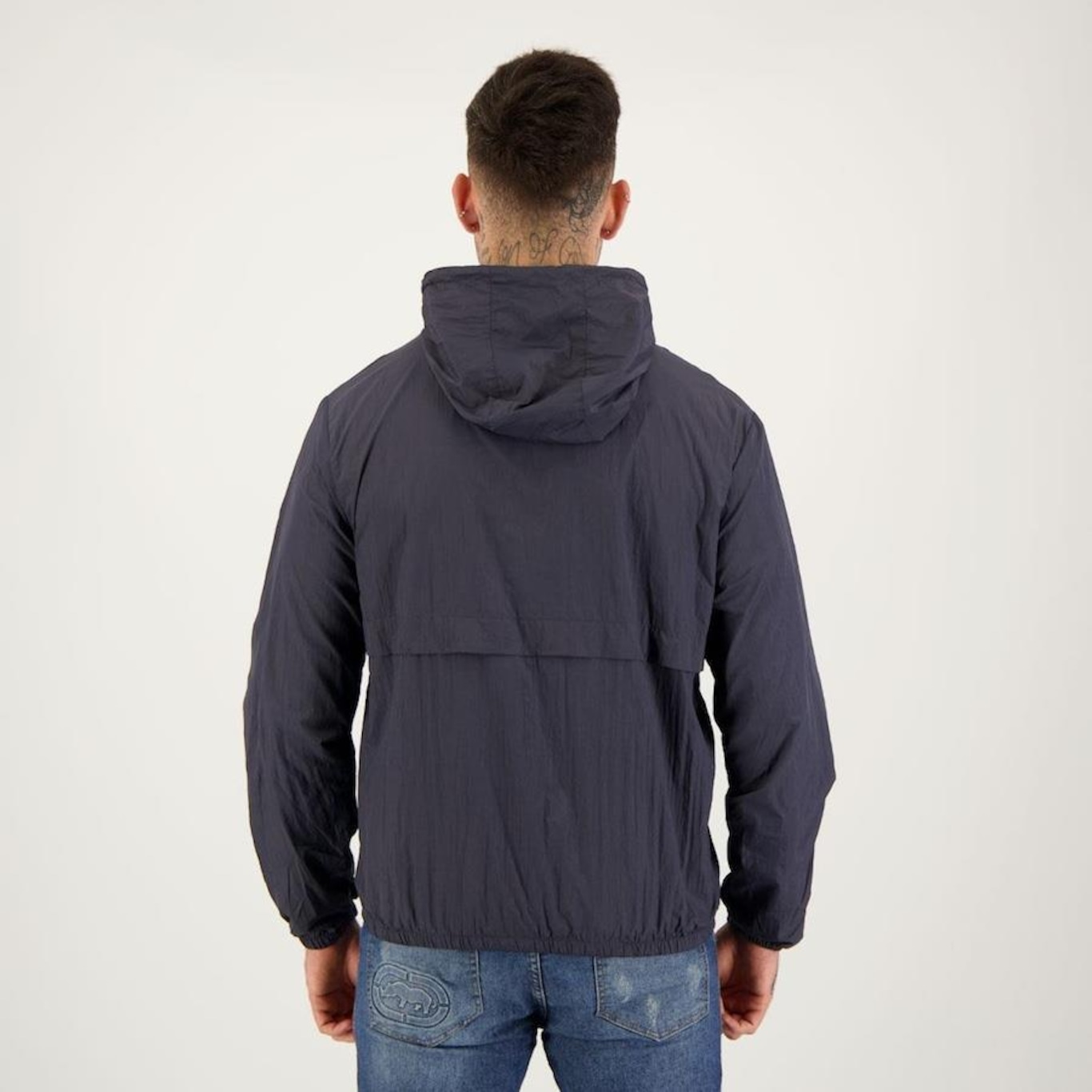 Jaqueta Corta Vento com Capuz Veztro Anorak - Masculina - Foto 3