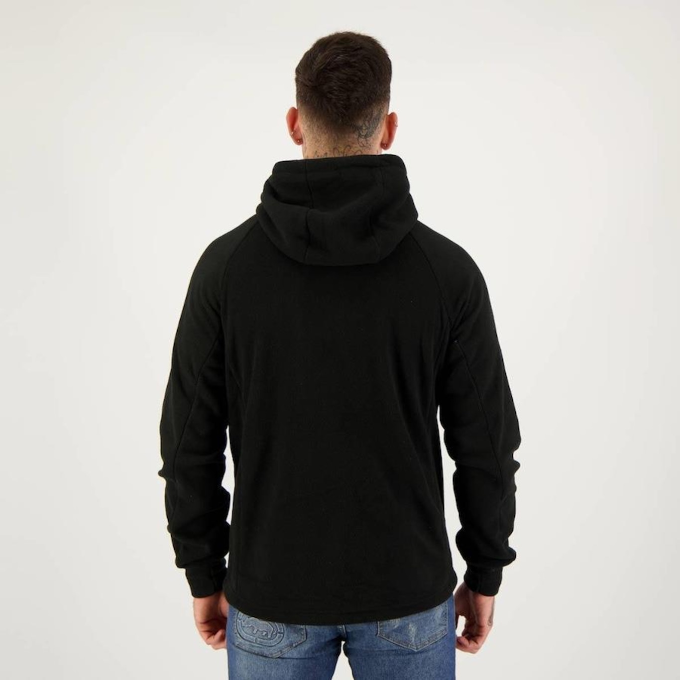 Jaqueta com Capuz Kappa Polar Fleece - Masculina - Foto 3