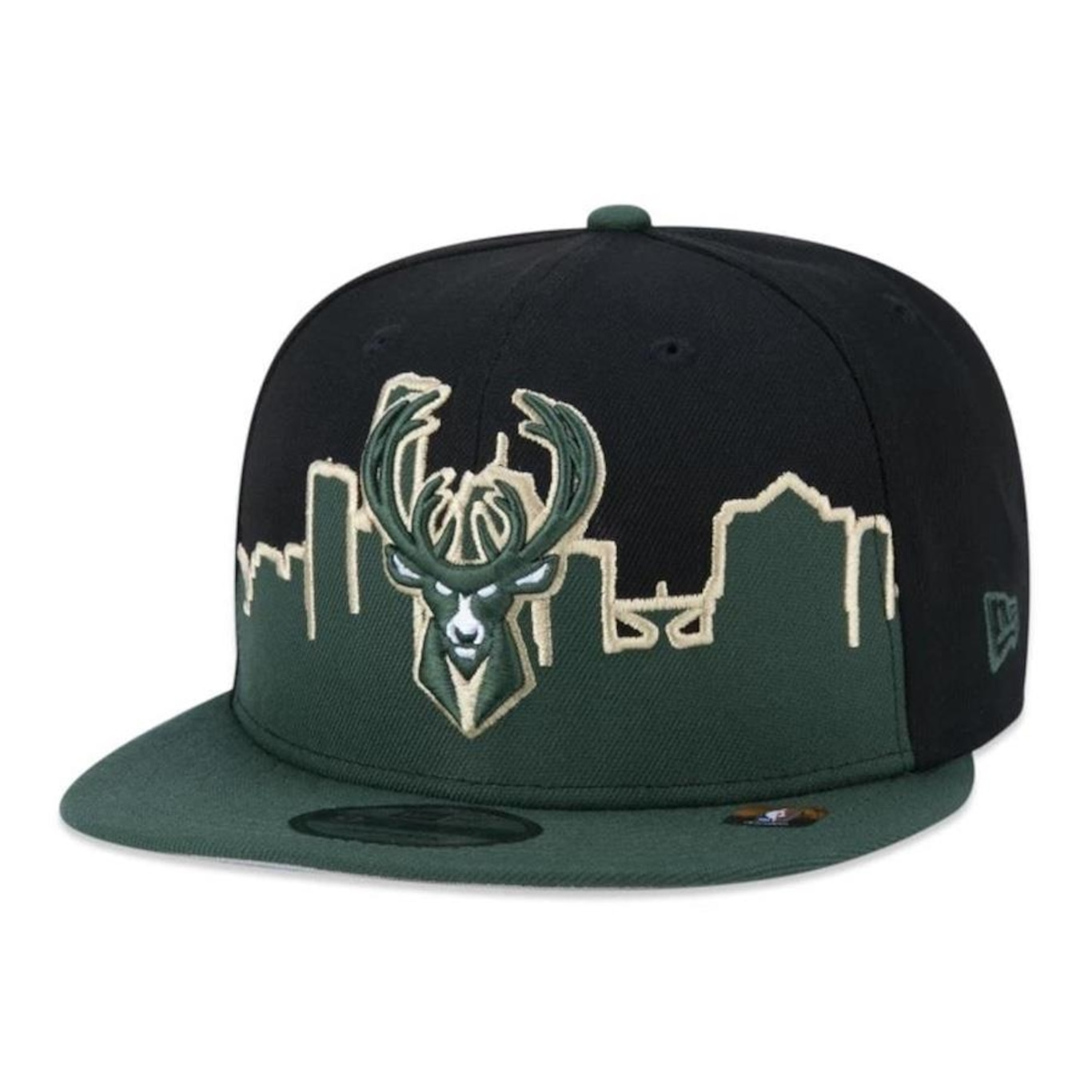 Boné Aba Reta New Era 9Fifty Milwaukee Bucks Tip-Off - Snapback - Adulto - Foto 1