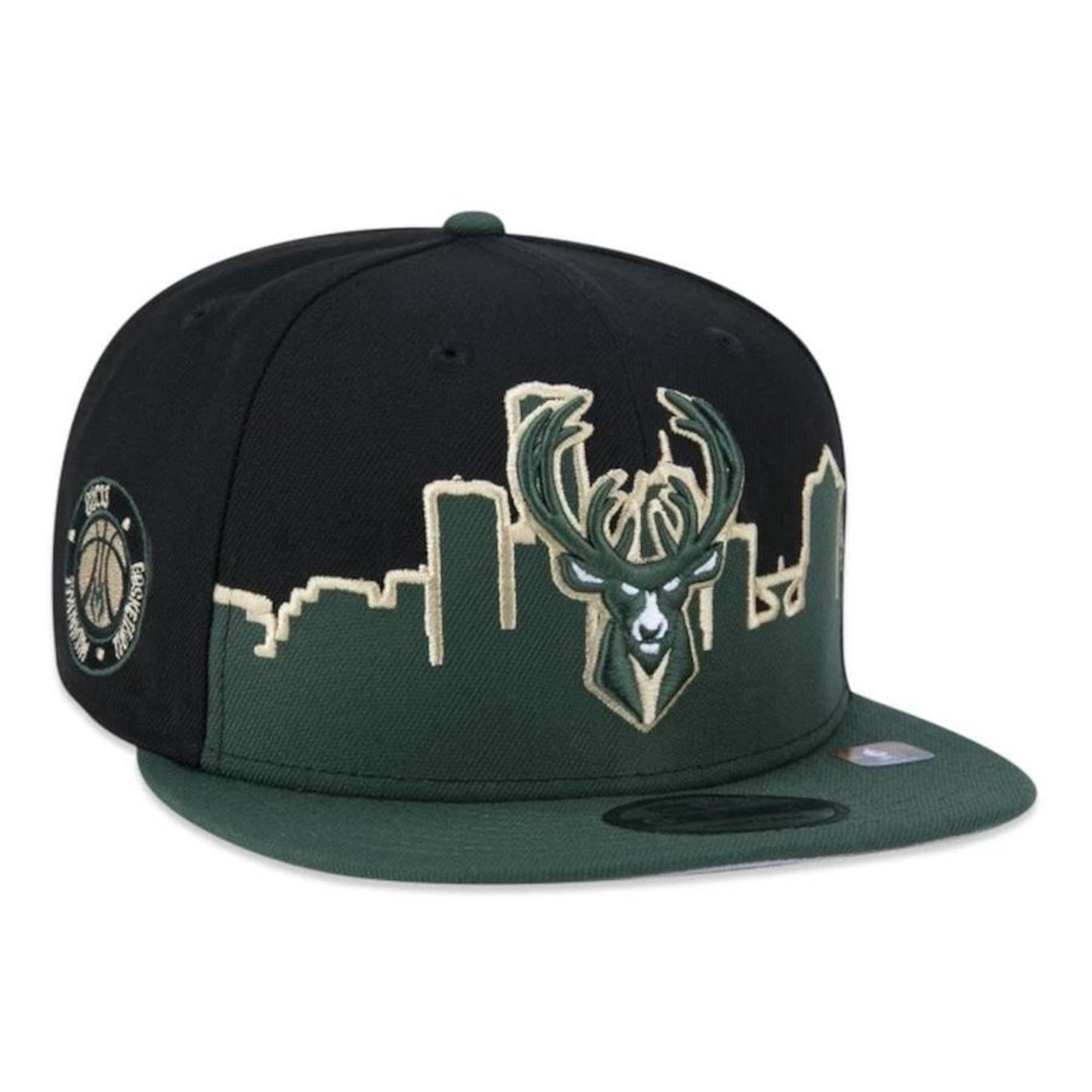 Boné Aba Reta New Era 9Fifty Milwaukee Bucks Tip-Off - Snapback - Adulto - Foto 4