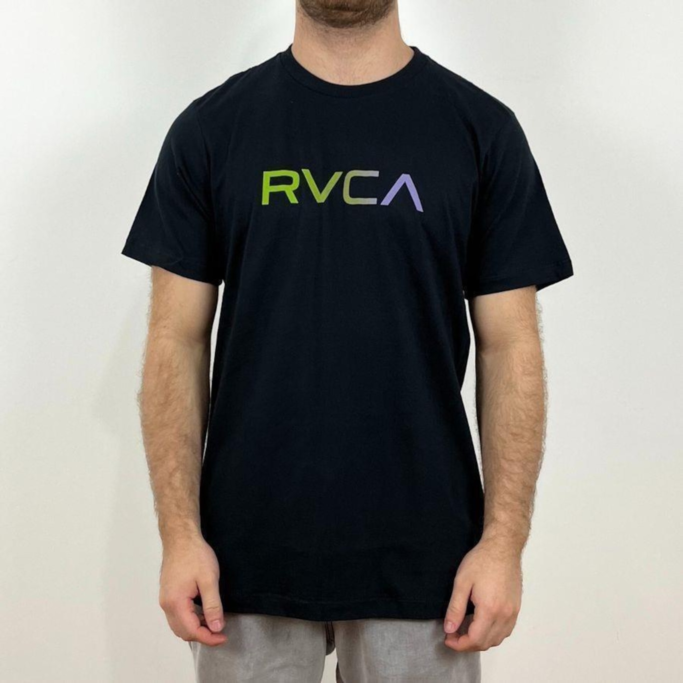 Camiseta Rvca Big Fills - Masculina - Foto 1