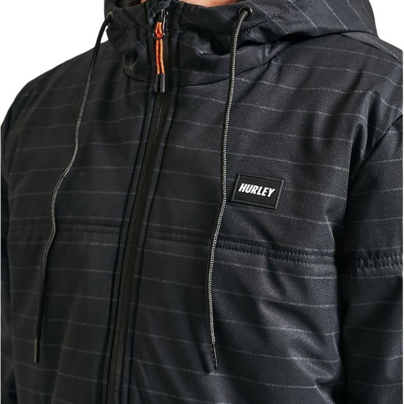 Jaqueta com Capuz Hurley Vortex - Masculina - Foto 3