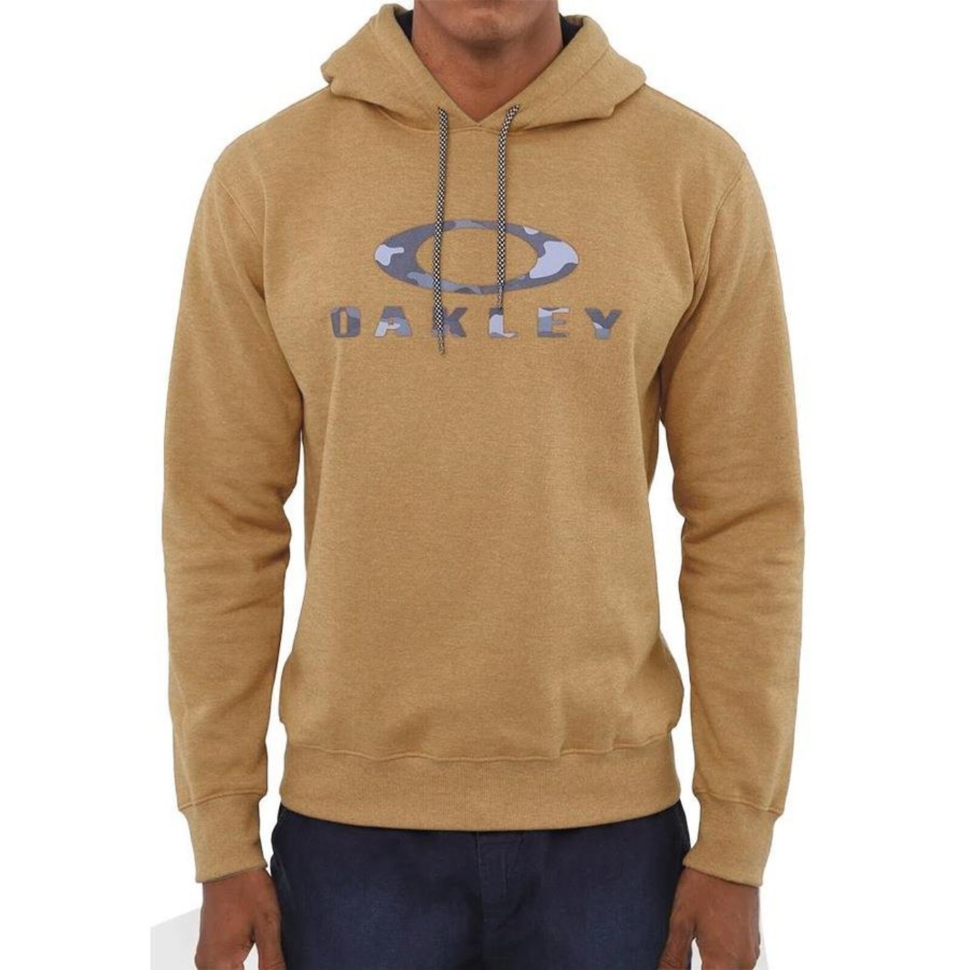 Blusão de Moletom com Capuz Oakley Fechado Camo Hoodie - Masculino - Foto 1