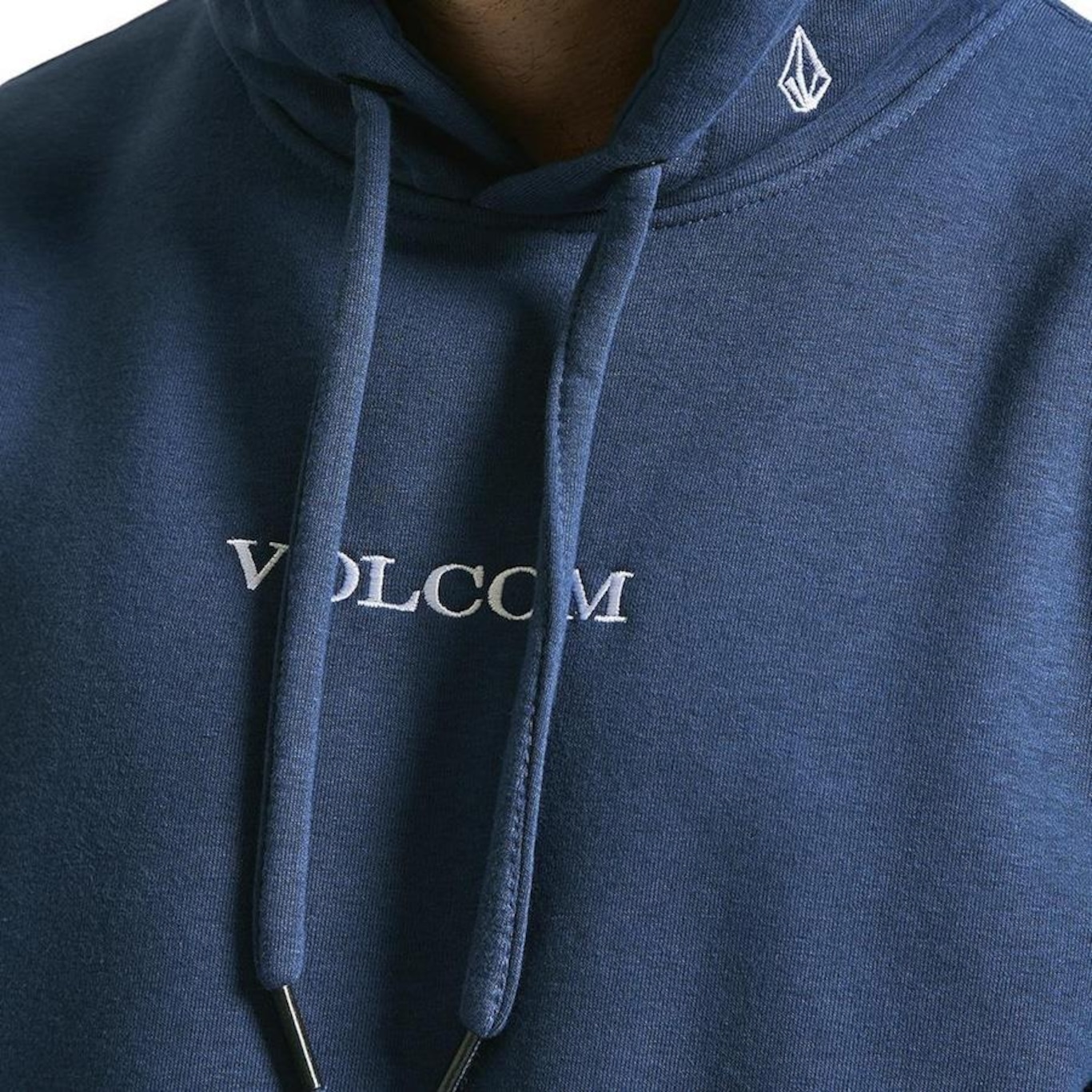 Blusão de Moletom com Capuz Volcom Canguru Signature - Masculino - Foto 3