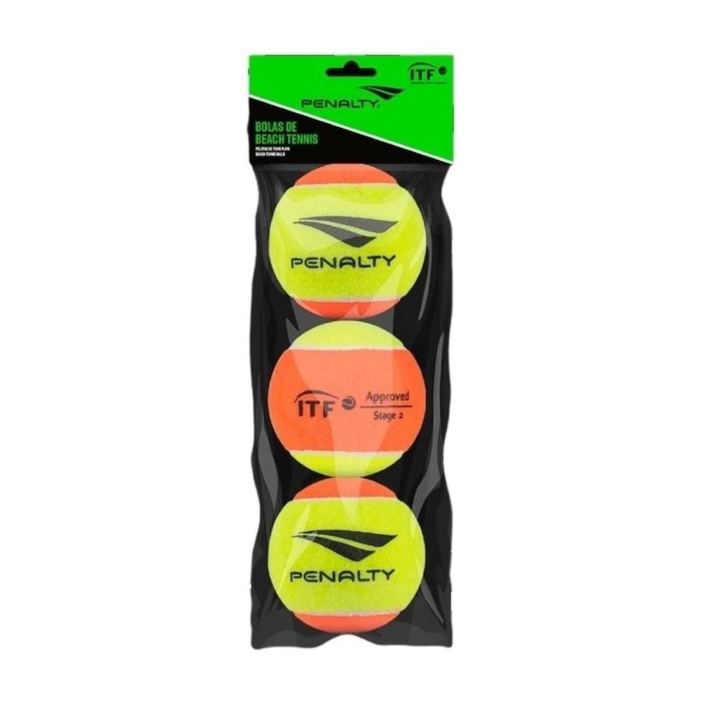 Kit 3 Bola des Beach Tennis Penalty Itf Approved - Foto 2