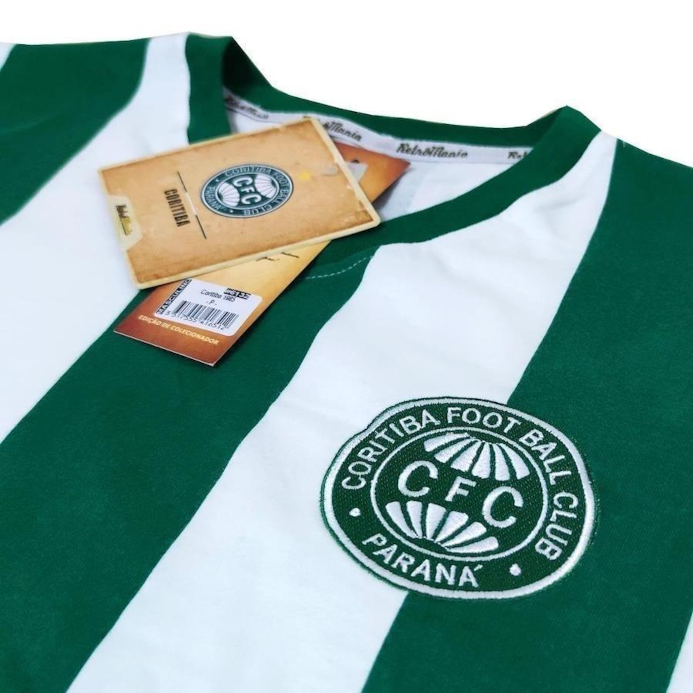 Camisa do Coritiba Retro 1985 Campeão Brasileiro Retrômania - Masculino - Foto 3