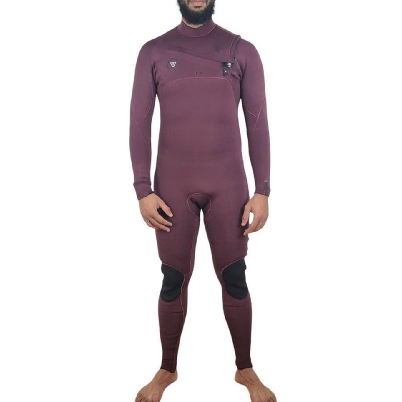 Long John Vissla 7 Seas 3.2 Mm Full Chest Zip - Masculino - Foto 1