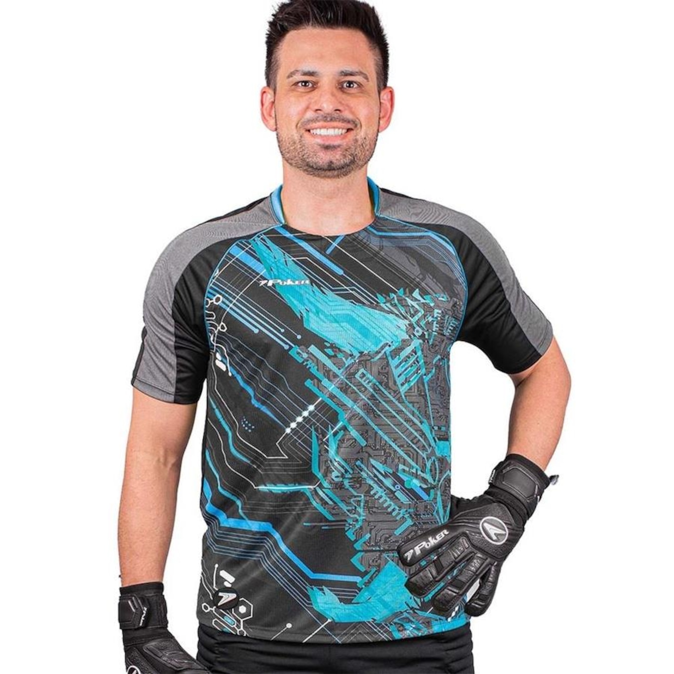 Camisa de Goleiro Poker Strength - Unissex - Foto 1