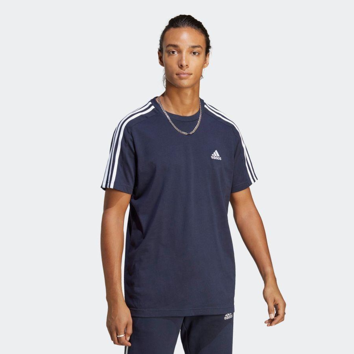 Camiseta adidas sale 3 stripes masculina