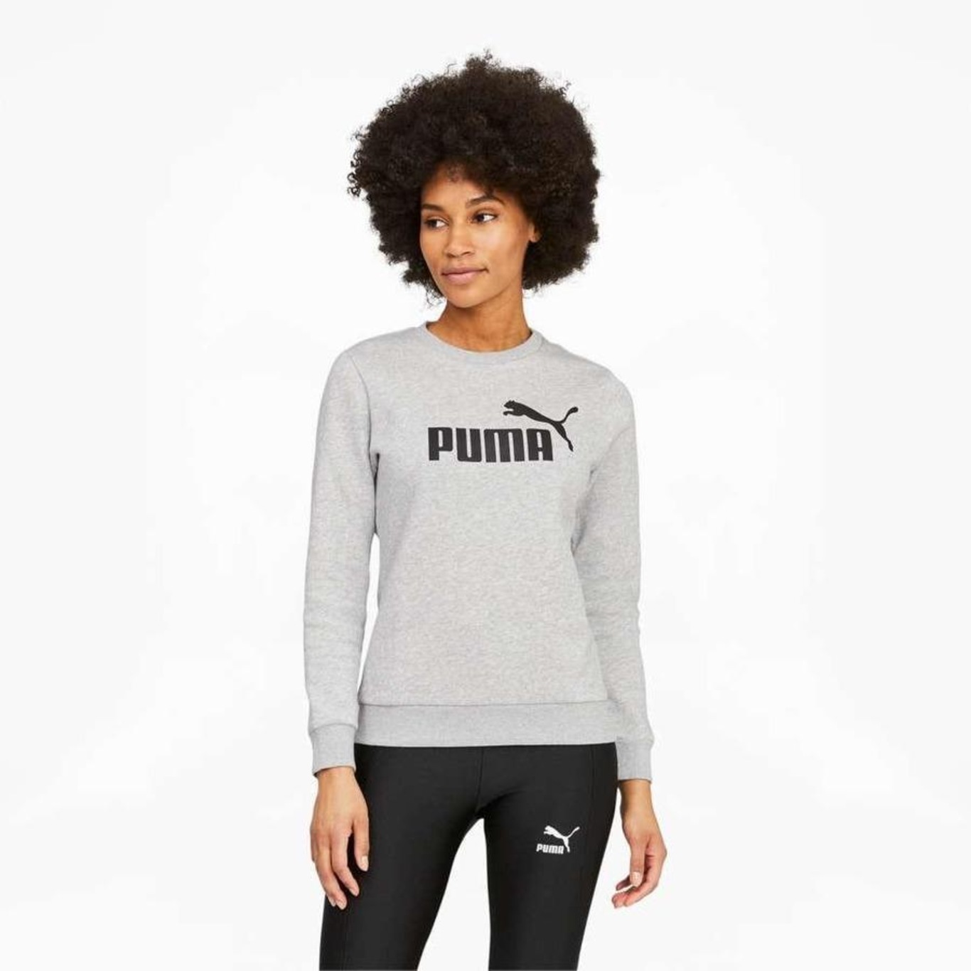 Casaco Puma Essential Logo Crew - Feminino - Foto 4