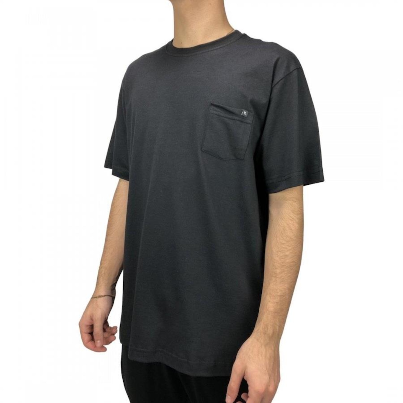 Camiseta Rip Curl Plain Pocket Masculina - Foto 2