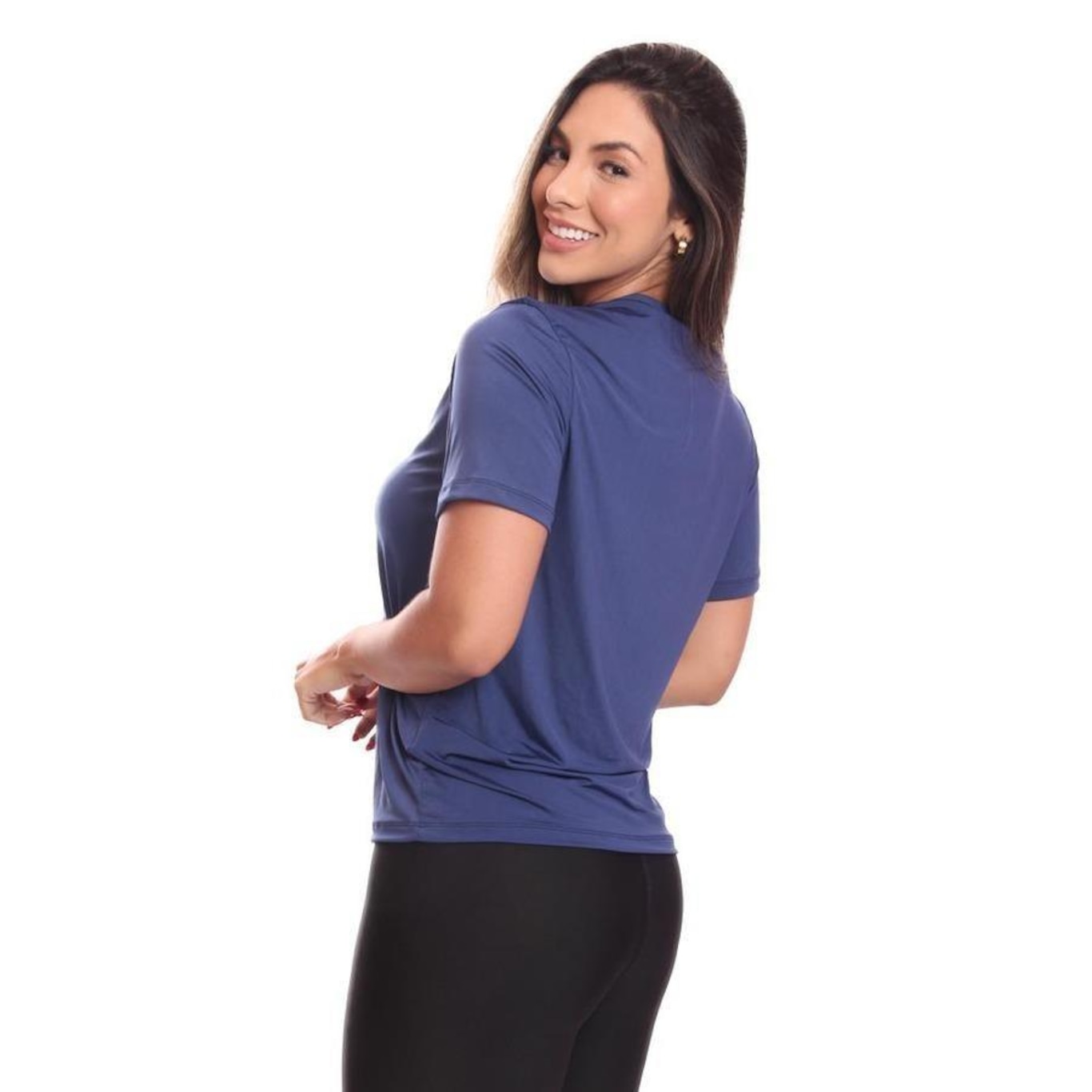 Kit de Camisas Térmica Adriben Dry Fit com Proteção Solar Uv - 9 Unidades - Feminina - Foto 3