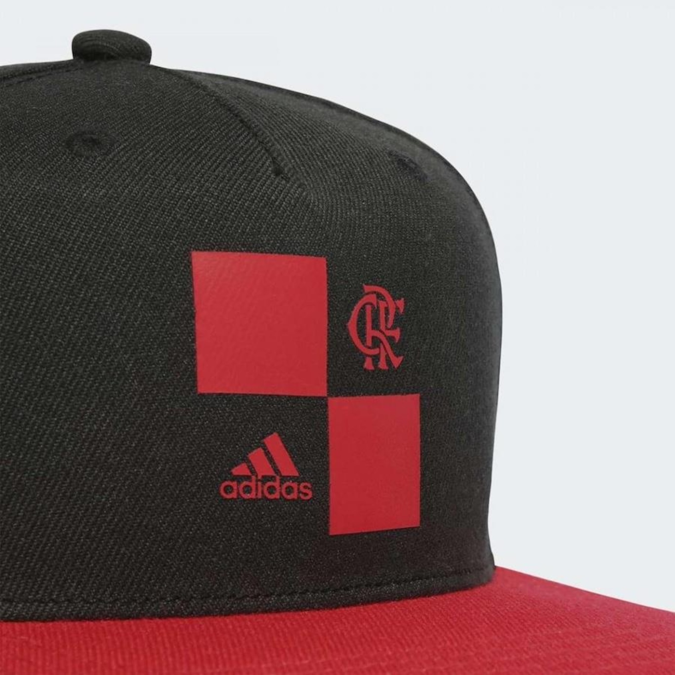 Boné Aba Reta do Flamengo adidas - Snapback - Unissex - Foto 3