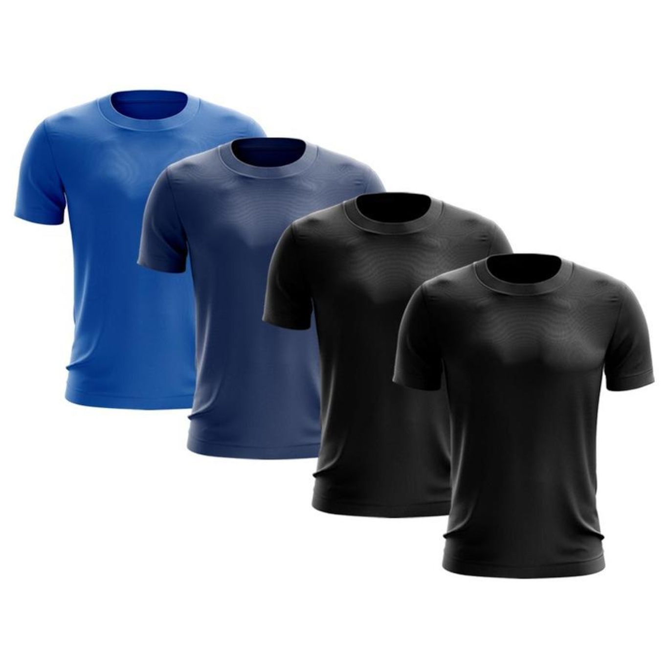 Kit de Camisas Térmica Adriben Dry Fit com Proteção Solar - 4 Unidades - Masculina - Foto 1