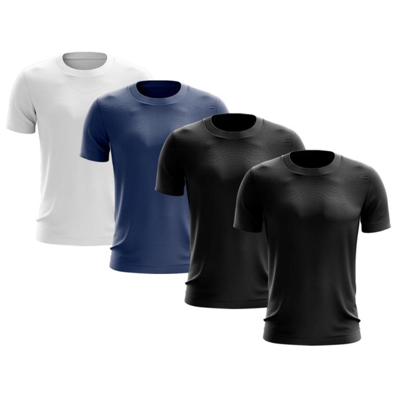 Kit de Camisas Térmica Adriben Dry Fit com Proteção Solar - 4 Unidades - Masculina - Foto 1