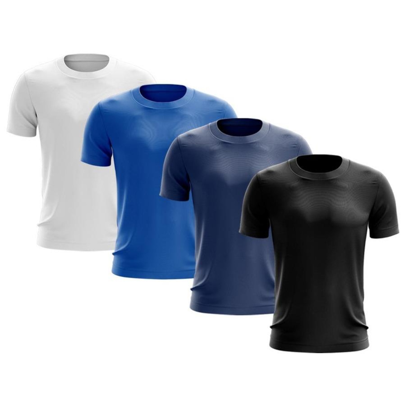 Kit de Camisas Térmica Adriben Dry Fit com Proteção Solar - 4 Unidades - Masculina - Foto 1