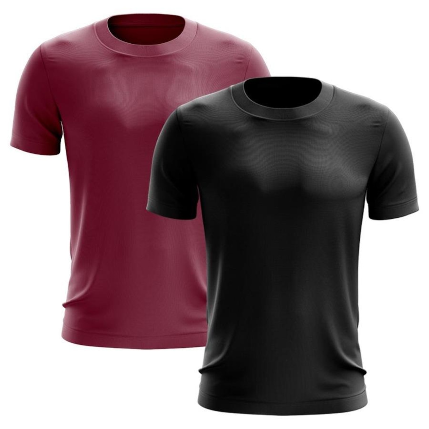 Kit de Camisas Térmica Adriben Dry Fit com Proteção Solar - 2 Unidades - Masculina - Foto 1