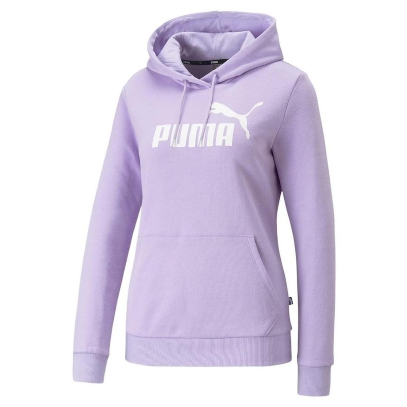 Blusão de Moletom com Capuz Puma Essentials Logo Hoodie Fleece - Feminino - Foto 1