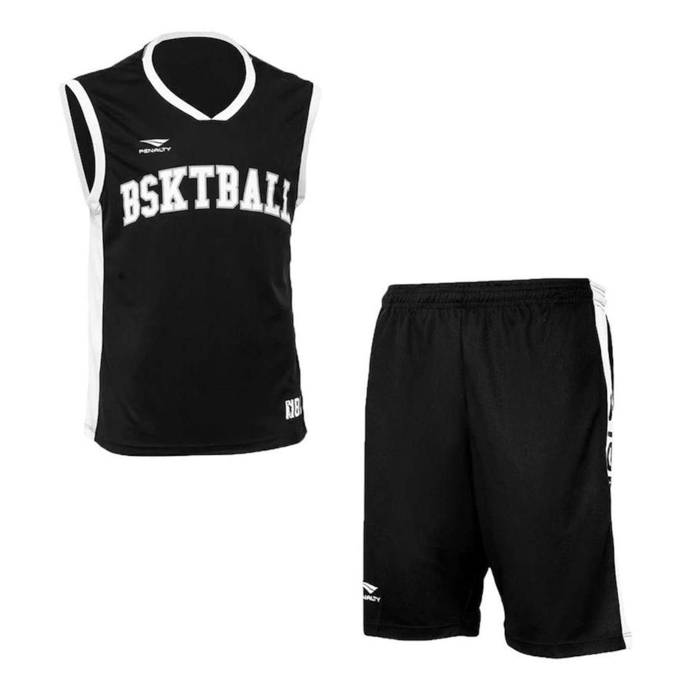 Conjunto de Basquete Penalty 3X3 com Camiseta Regata + Bermuda ...