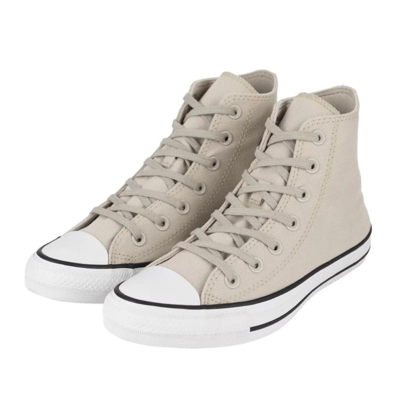 Tênis Converse Chuck Taylor All Star Hi Authentic Glam Bege Claro