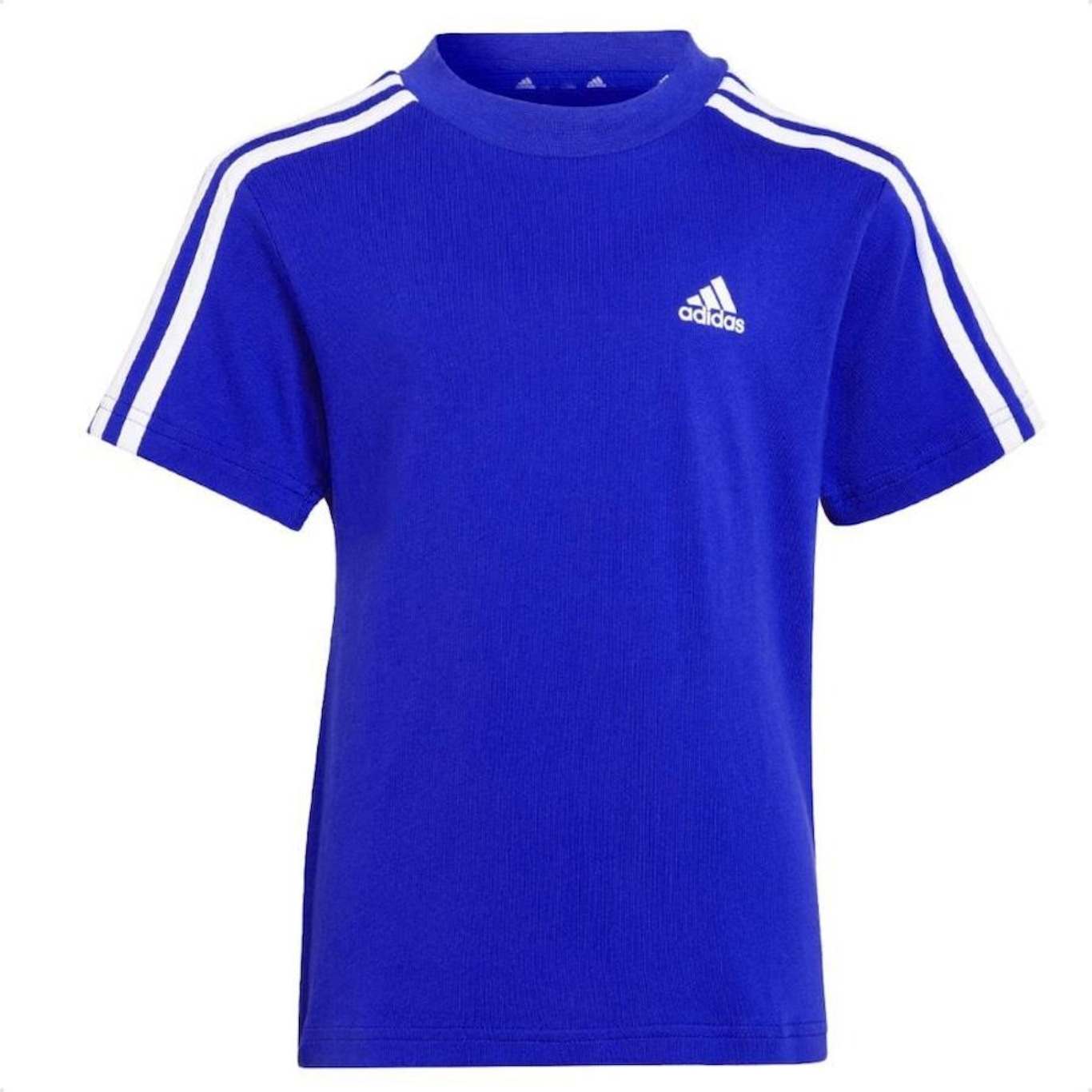 Conjunto adidas Essential 3 Listras Com Camisa E Calção - Infantil - Foto 2