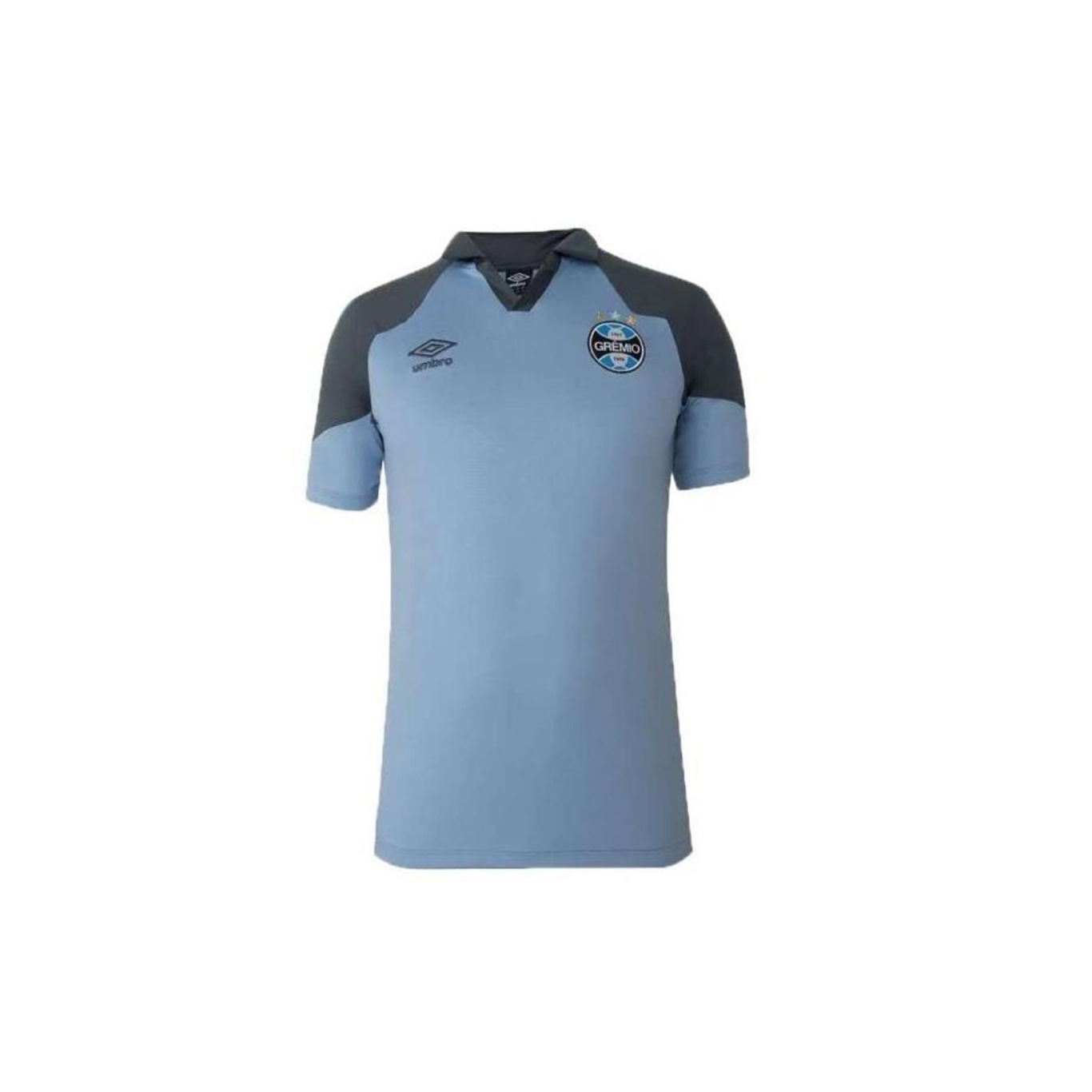 Camisa Polo do Grêmio Viagem 2023 Umbro - Masculina - Foto 1