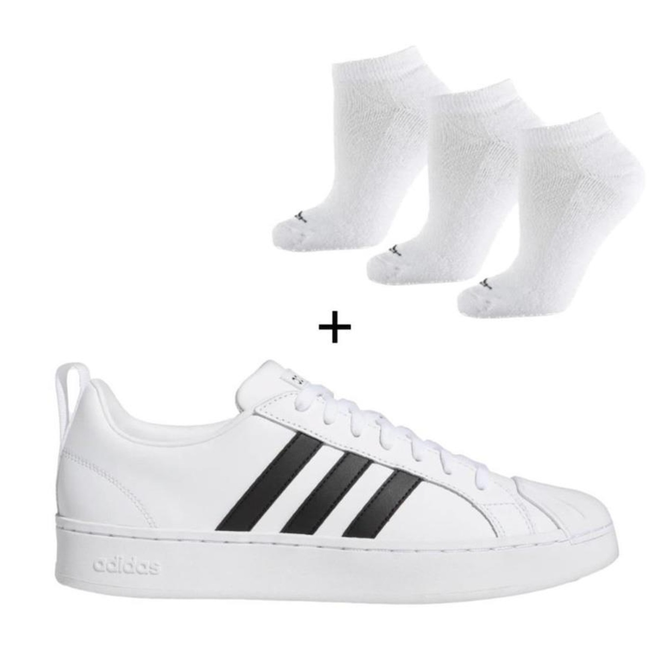 Tênis adidas Streetcheck com 3 Pares de Meias - Masculino - Foto 1