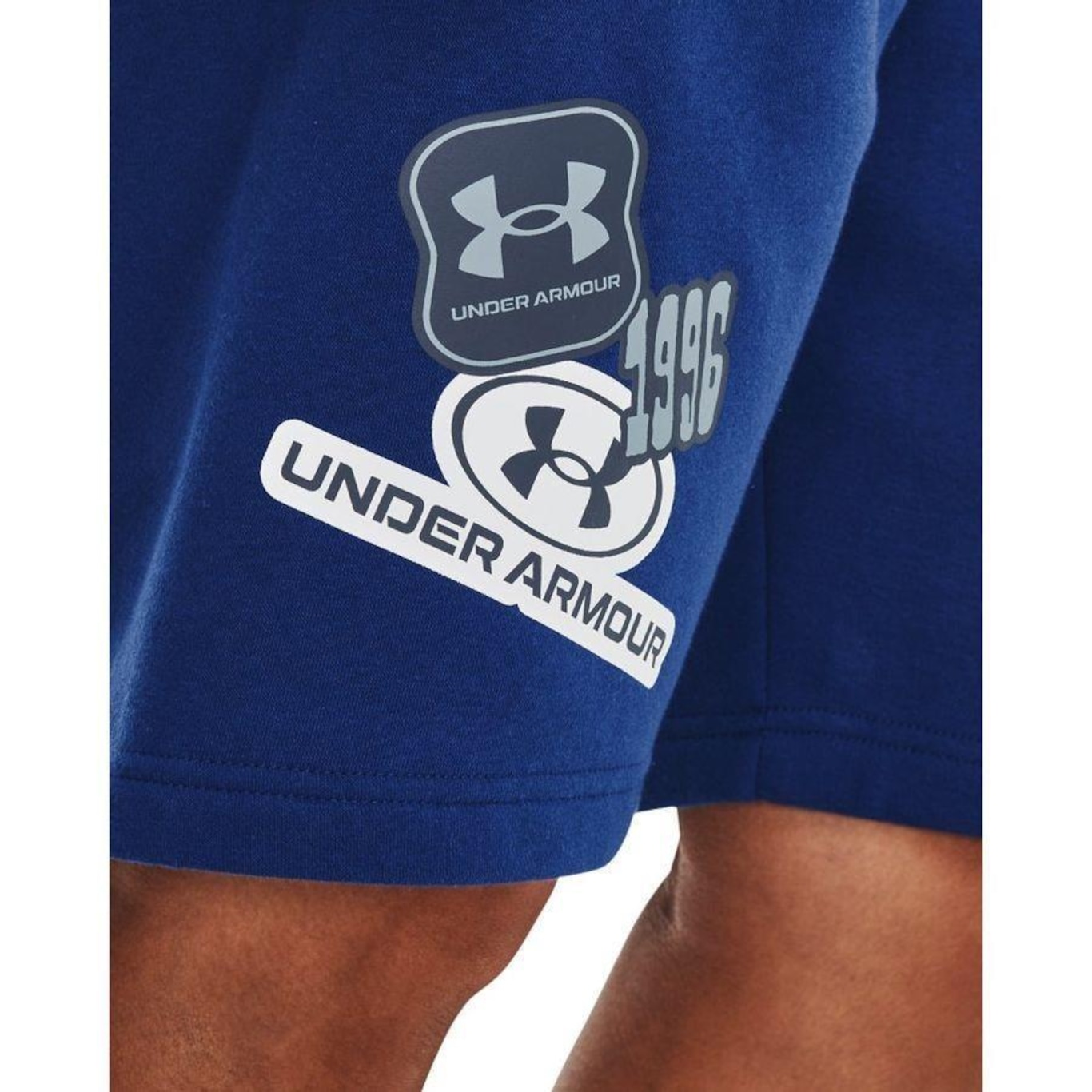 Bermuda Under Armour Rival Fleece Graphic ST - Masculina - Foto 4