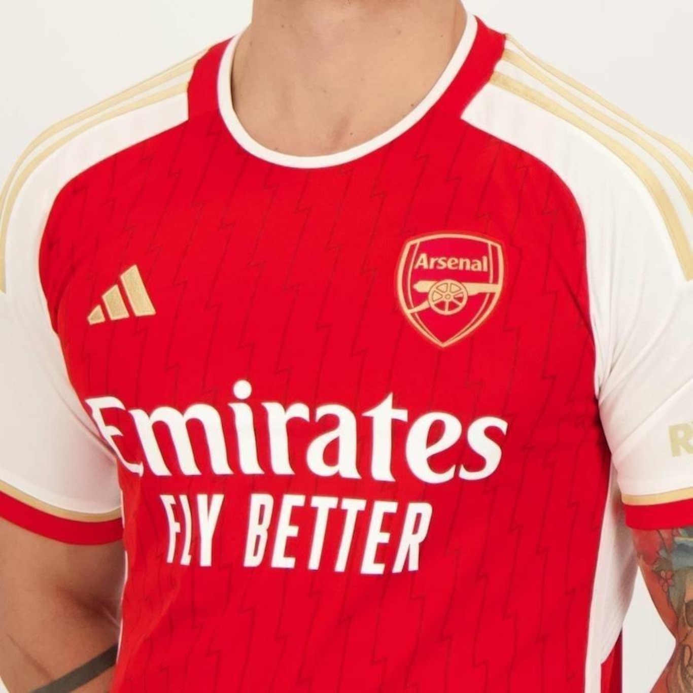 Camisa do Arsenal Home 2024 adidas - Masculina - Foto 4