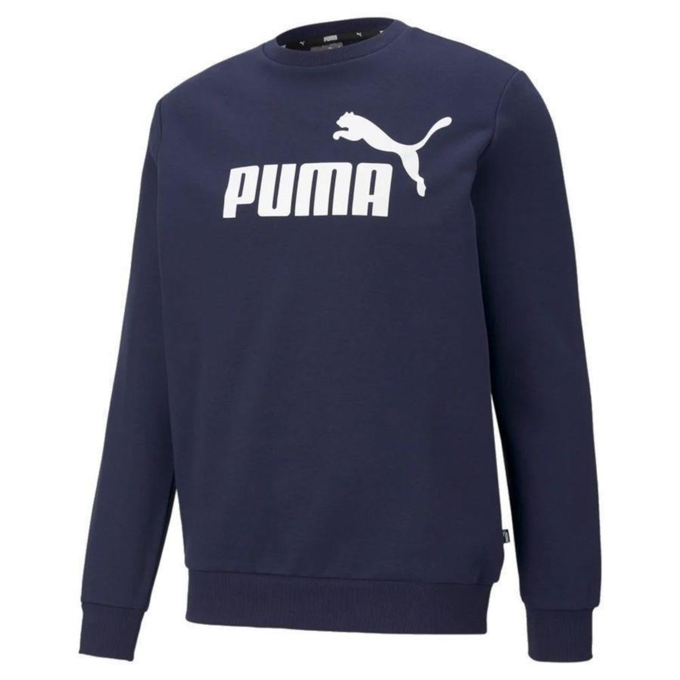 Blusão de Moletom sem Capuz Puma Ess Big Logo - Masculino - Foto 1