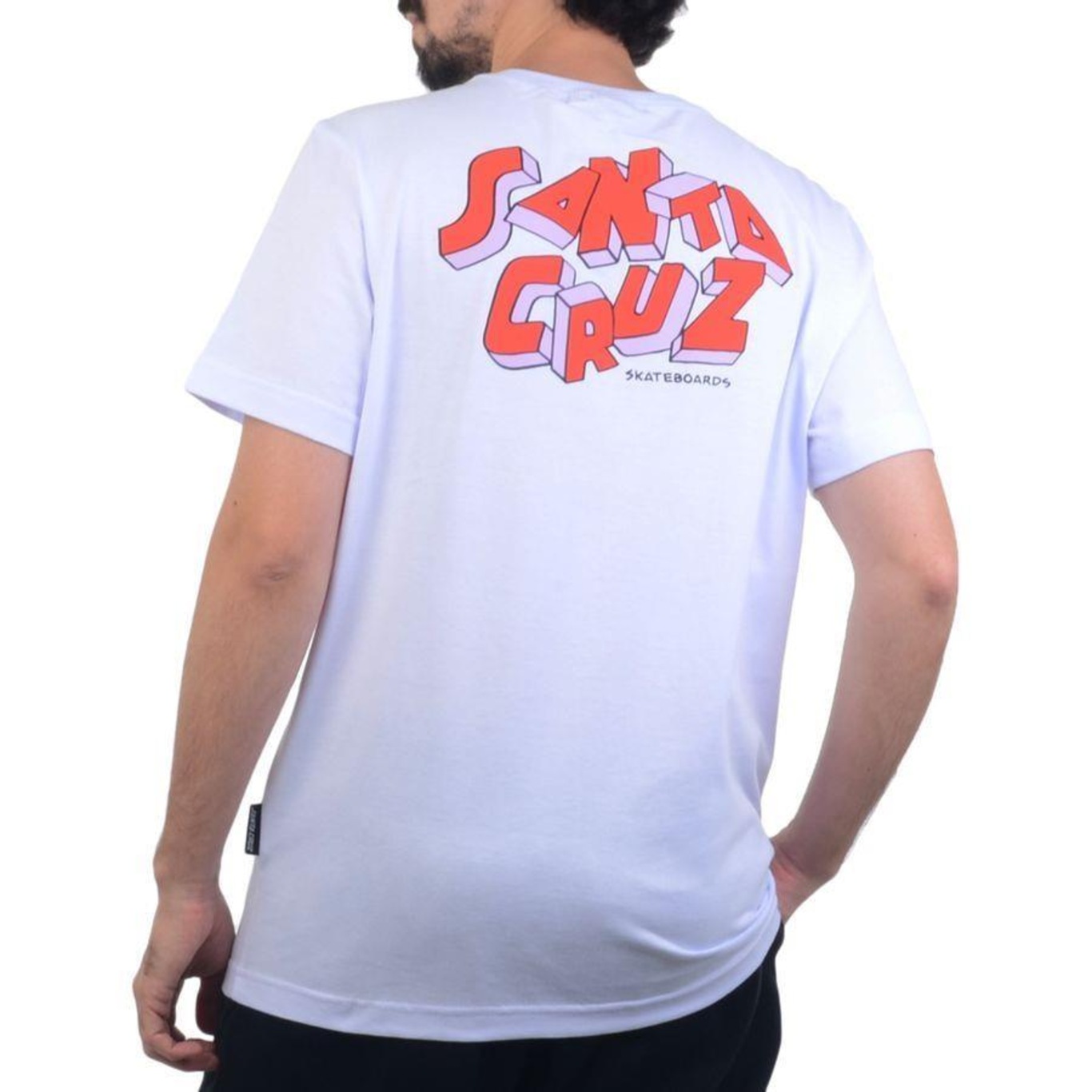 Camiseta Masculina SantaCruz Scattered Strip - Santa Cruz - Foto 2