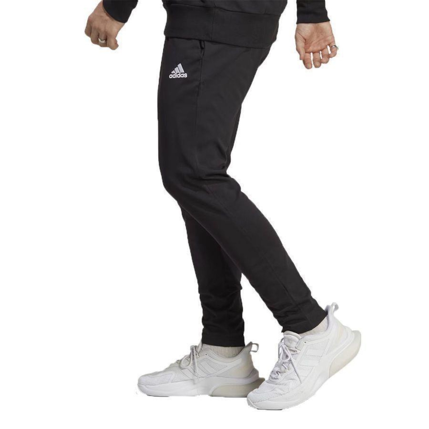 Calça adidas Essentials Single Tapered Open - Masculina - Foto 3