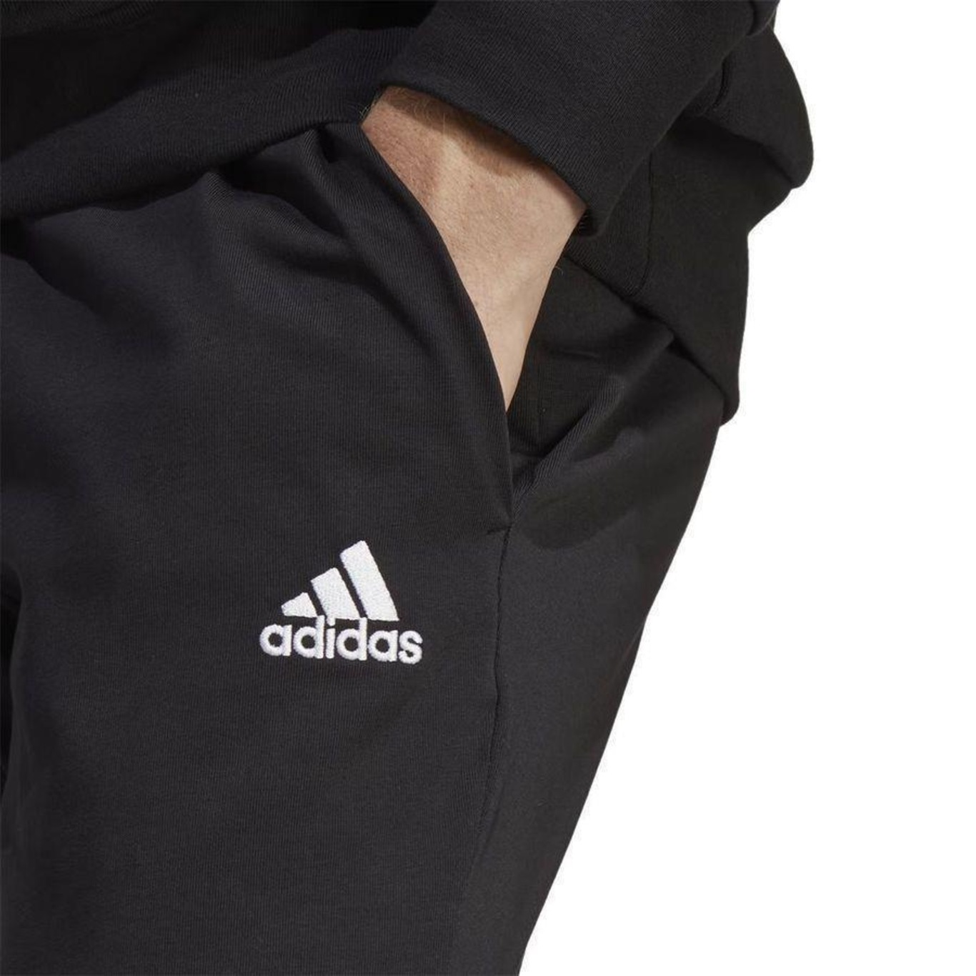 Calça adidas Essentials Single Tapered Open - Masculina - Foto 5