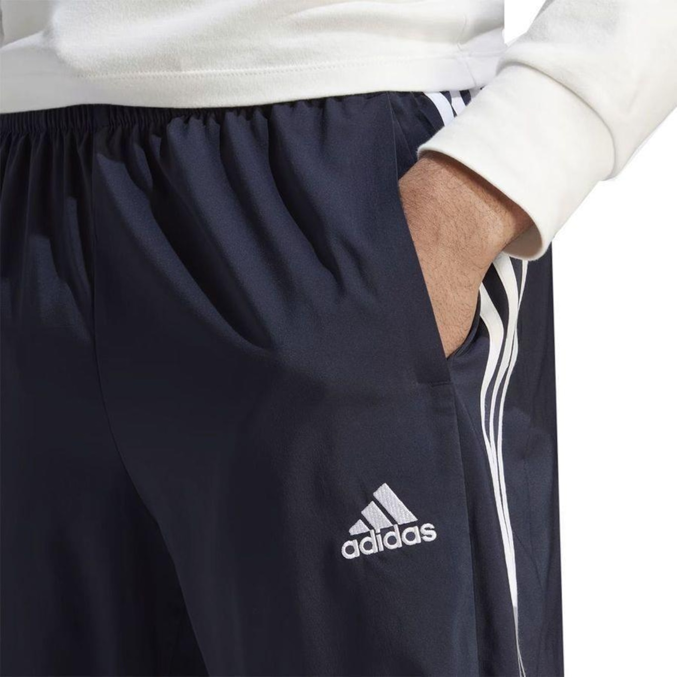 Calça adidas 3 Listras - Masculina - Foto 4