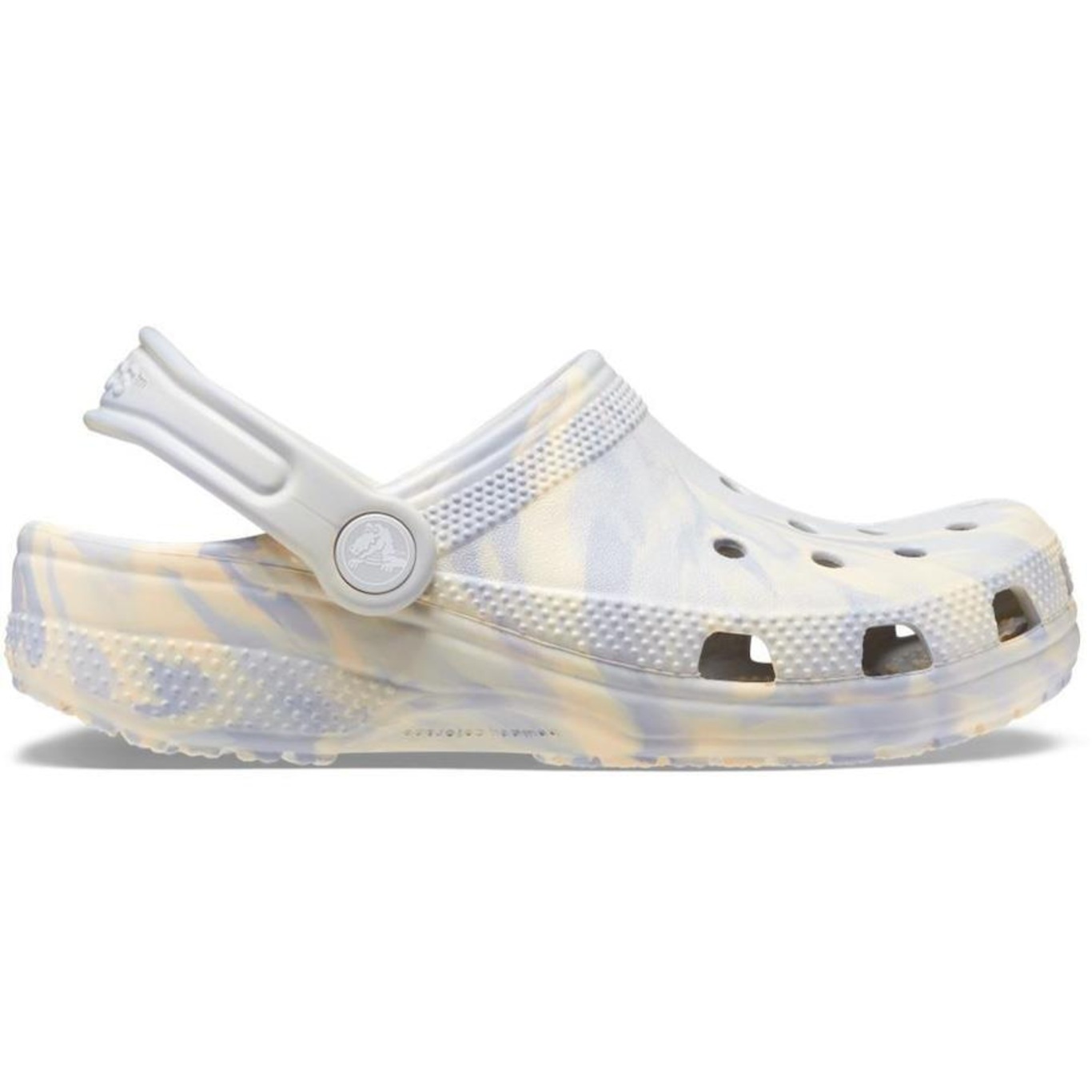 Sandália Crocs Classic Marbled Clog T - Infantil - Foto 1