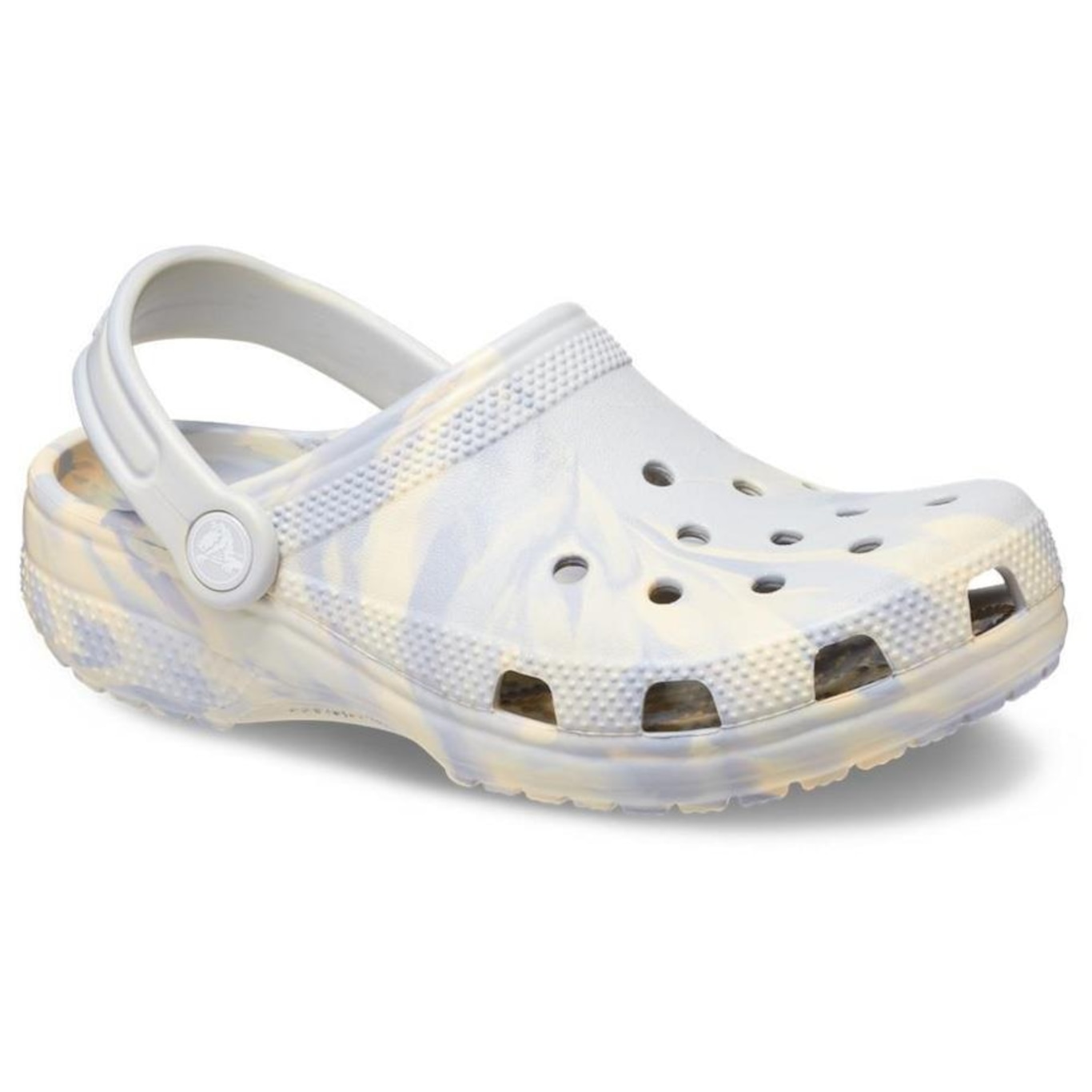 Sandália Crocs Classic Marbled Clog T - Infantil - Foto 2