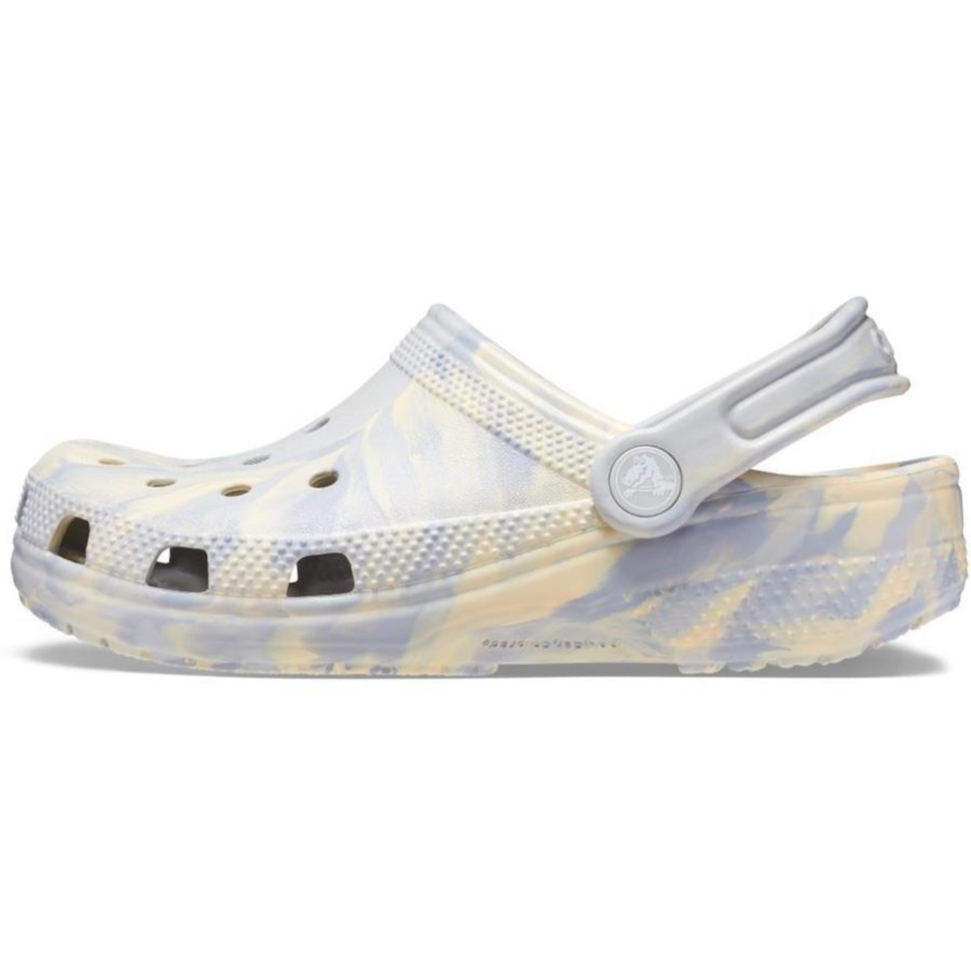 Sandália Crocs Classic Marbled Clog T - Infantil - Foto 3