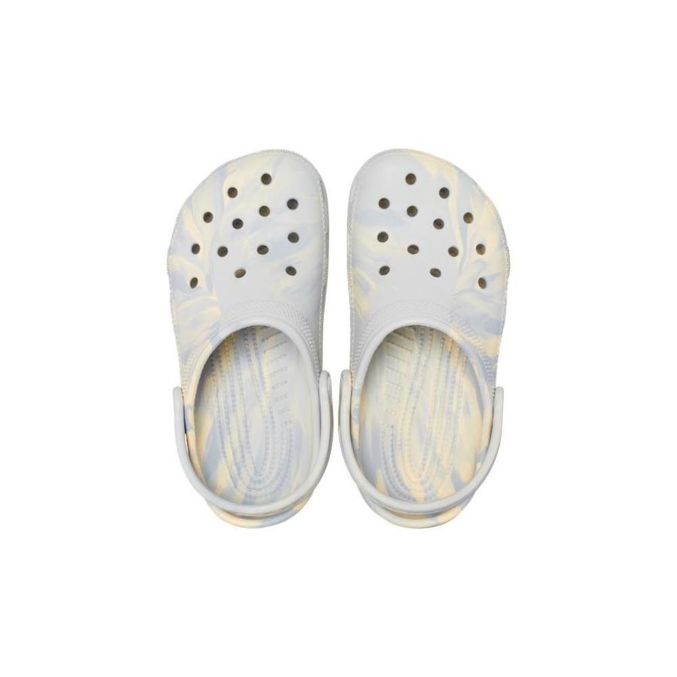 Sandália Crocs Classic Marbled Clog T - Infantil - Foto 5