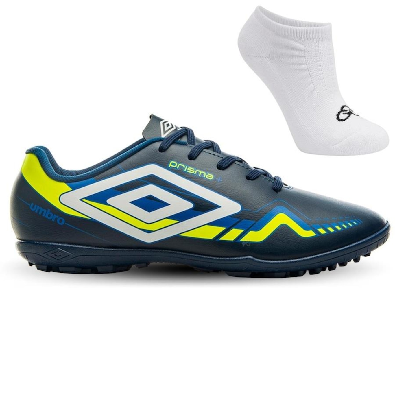 Chuteira Society Umbro Prisma + 1 Par de Meias - Adulto - Foto 1