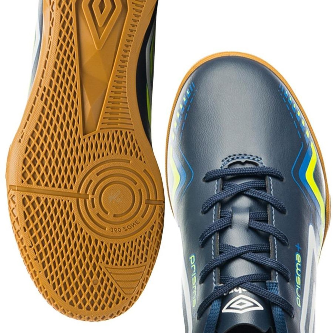 Chuteira Futsal Umbro Prisma + Meias Originais - Adulto - Foto 6