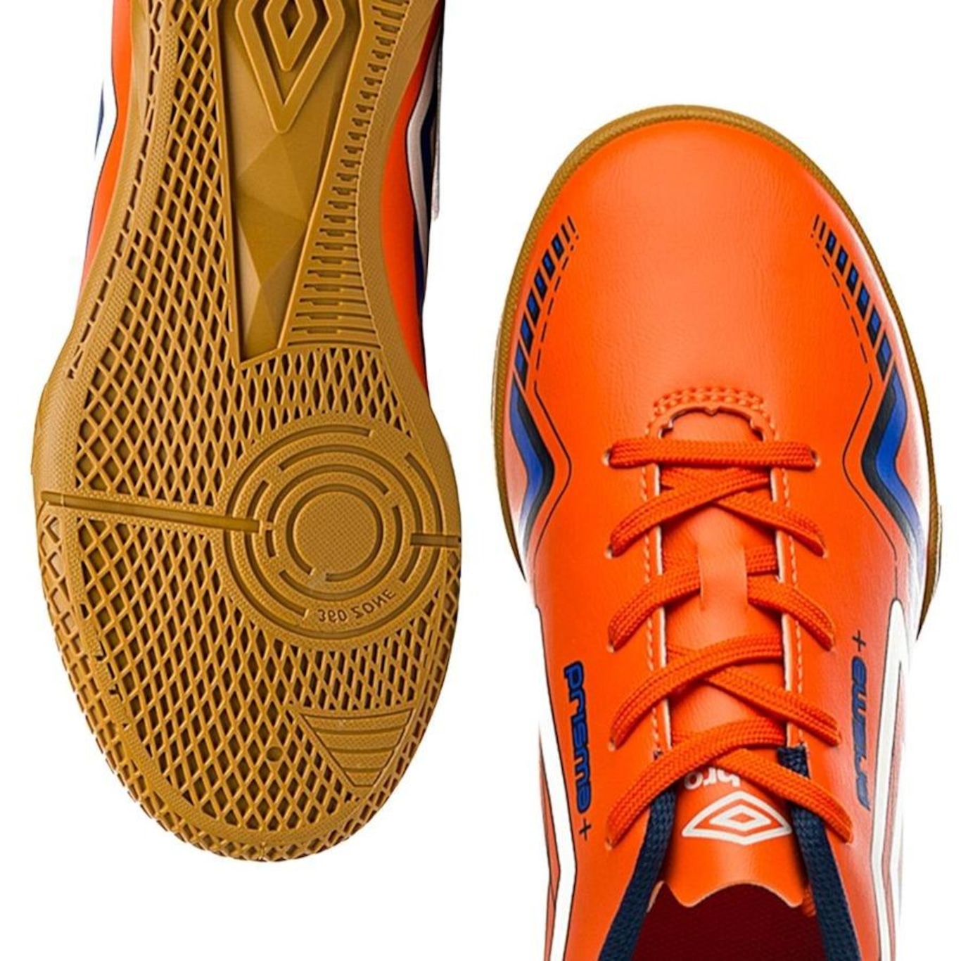 Chuteira Futsal Umbro Prisma + Meias Originais - Adulto - Foto 6