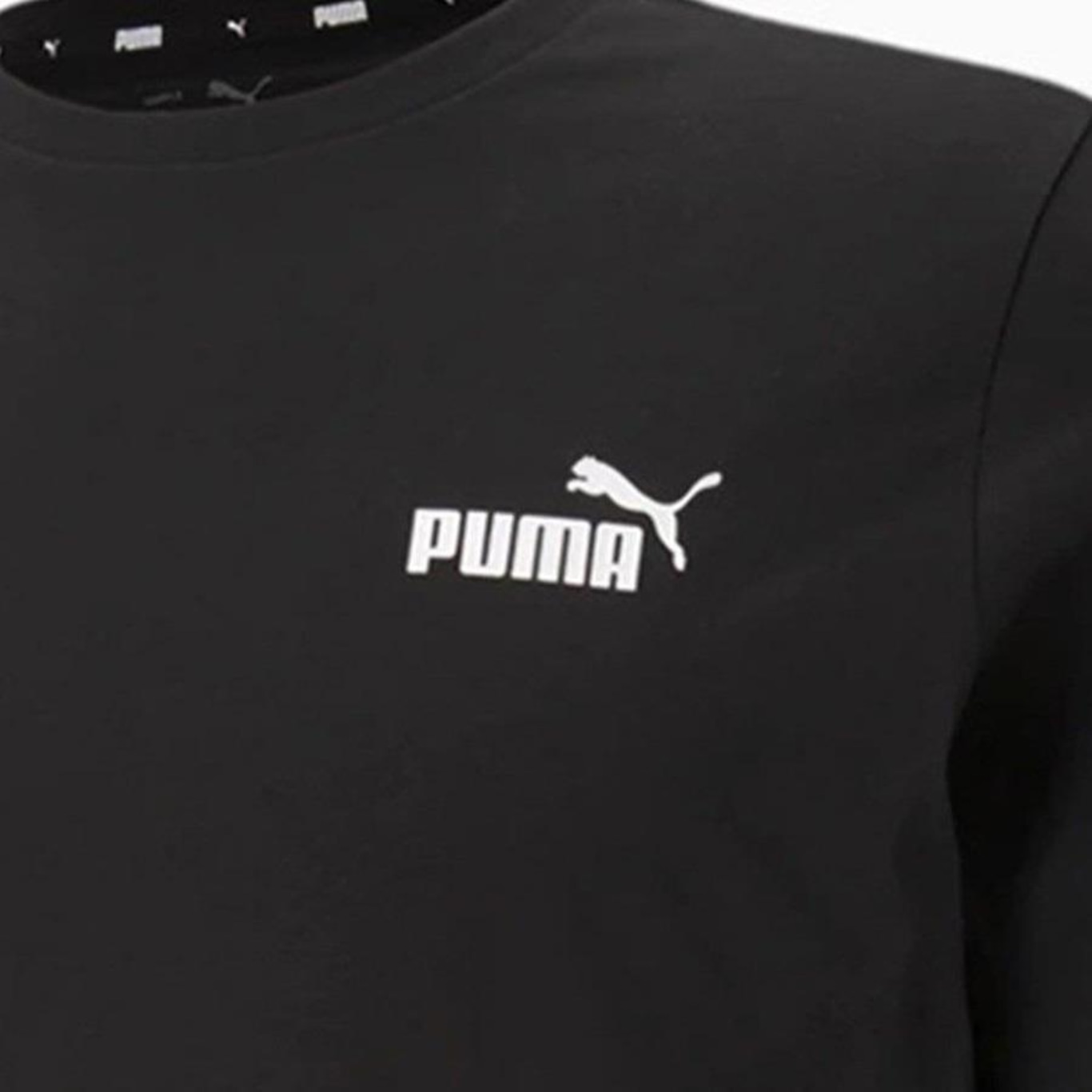 Camiseta Puma Manga Longa Essential Longsleeve Tee - Masculina - Foto 3