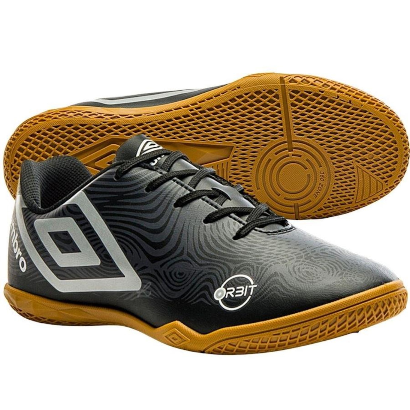 Chuteira Futsal Umbro Orbit + Par de Meias - Adulto - Foto 1